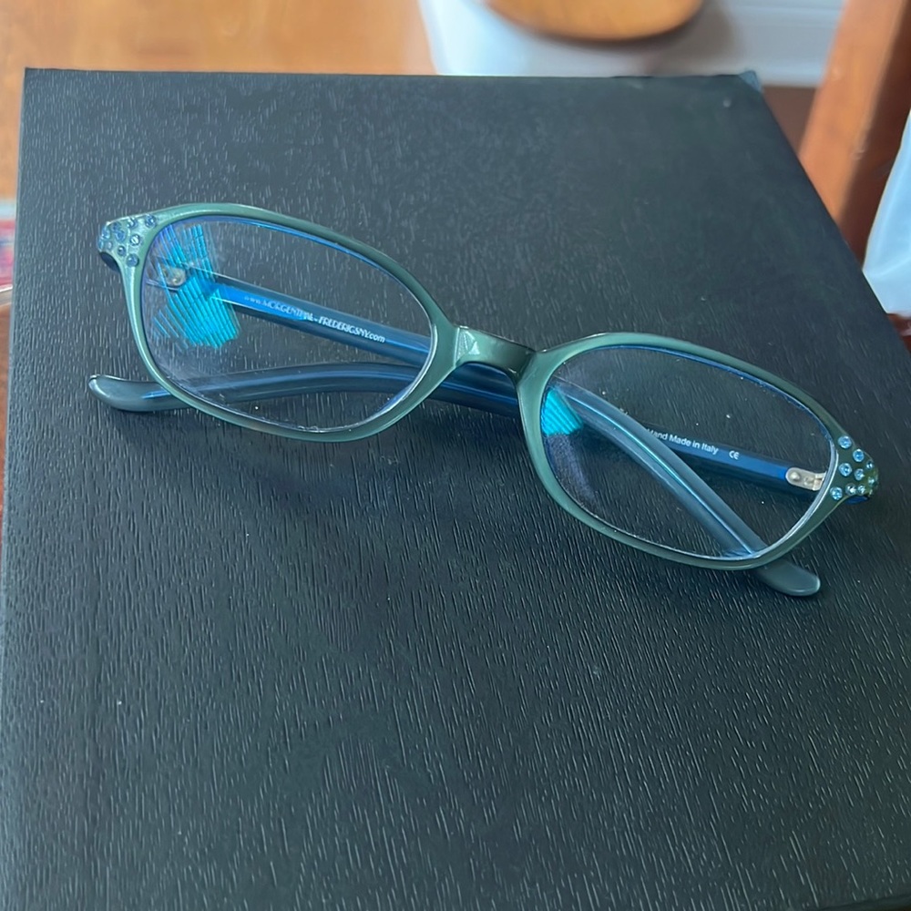 Vintage Morgenthal.Fredericsny Glasses With Gorgeous Touch Of Bling!!